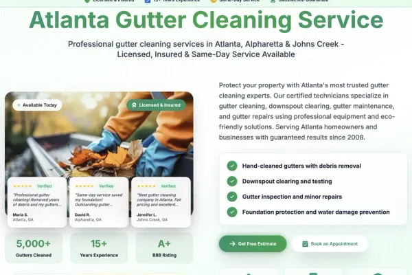 Alexus Gutter Cleaning: From neighborhood contractor to Atlanta's trusted gutter protection service