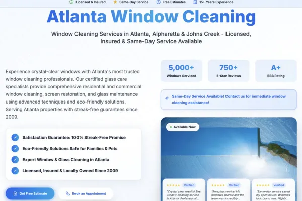 Alexus Window Cleaning: From one-time cleanings to recurring clarity partnerships